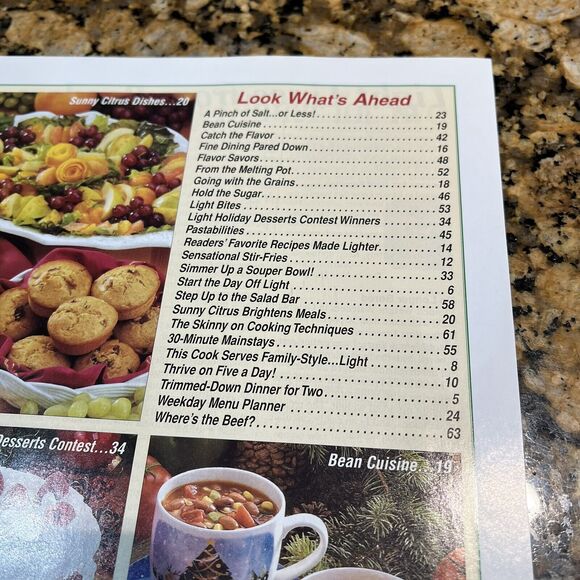 Taste of Homes Light And Tasty Cooking Recipe Magazines 2002 Back Issue Set Of 6 - Picture 13 of 13